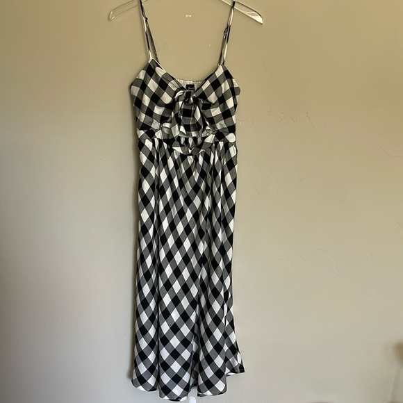 Revolve Bardot Ibiza Vintage inspired Gingham Sundress s US 8 - Picture 4 of 10